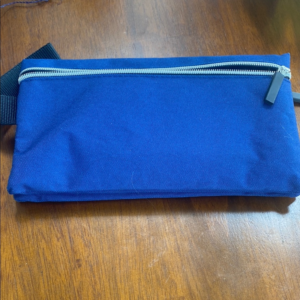 Blue pencil case